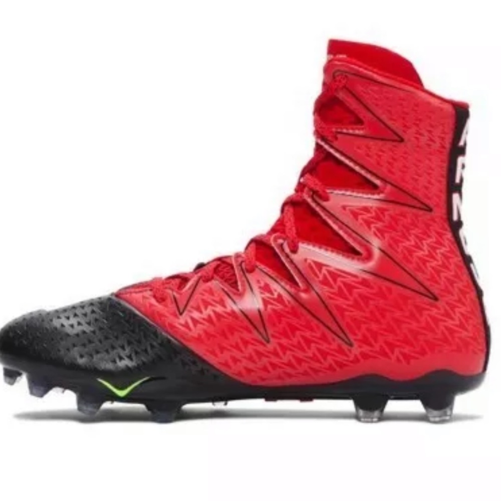 Men’s Under Armour Highlight Cleats Black & Red